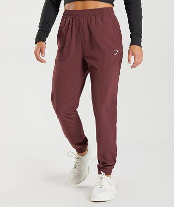 Dámské Kalhoty Jogger Gymshark Tréninková Woven Růžové Hnědé | CZ 4119NWY